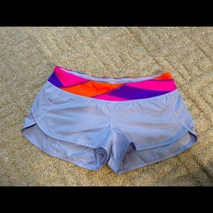 Lululemon speed shorts